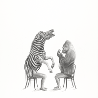 Zebra & Gorilla (1)